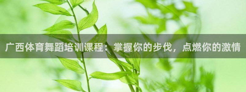 富联官方网站入口下载安卓：广西体育舞蹈培训课程：掌握