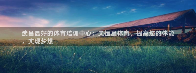富联平台官网登录不了：武昌最好的体育培训中心：天恒星